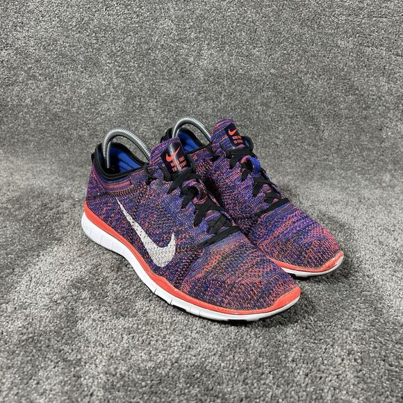 Nike Free TR Flyknit Athletic Running Shoes Blue 718785-002 Women’s Size 8.5 - Picture 3 of 13